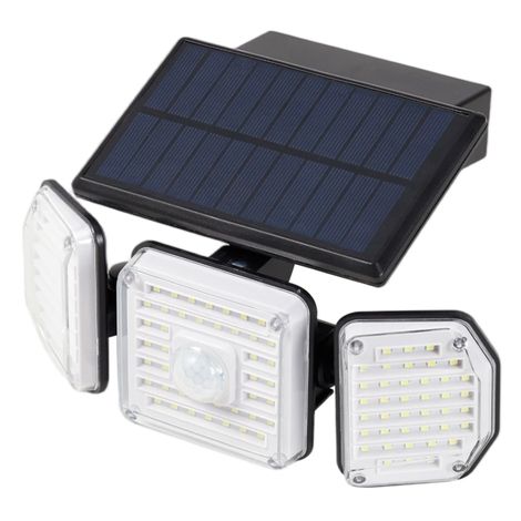 Solar-Powered Adjustable Motion Sensor Wall Light